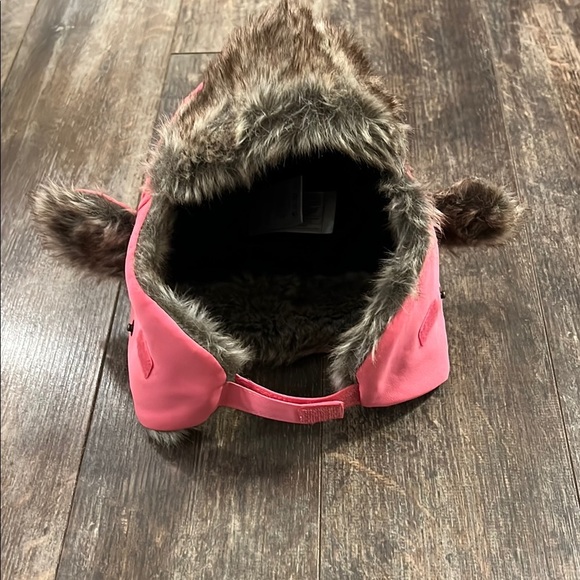Pink Fur-Lined Kids Winter Hat - Picture 5 of 6